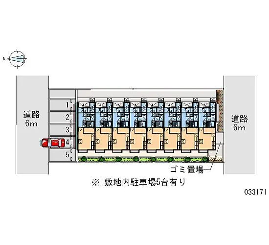 ★手数料０円★鎌ケ谷市新鎌ケ谷４丁目　月極駐車場（LP）